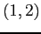 $(1,2)$