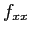 $f_{xx}$