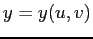 $y = y(u,v)$