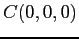 $C(0,0,0)$