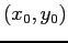 $(x_0,y_0)$